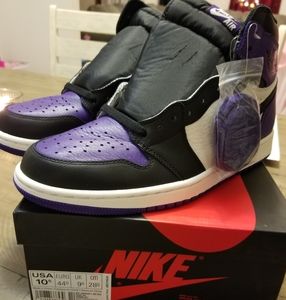 Air Jordan 1 OG Court Purple Mens SZ 10.5 New